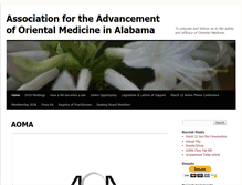 Tablet Screenshot of aomalabama.org